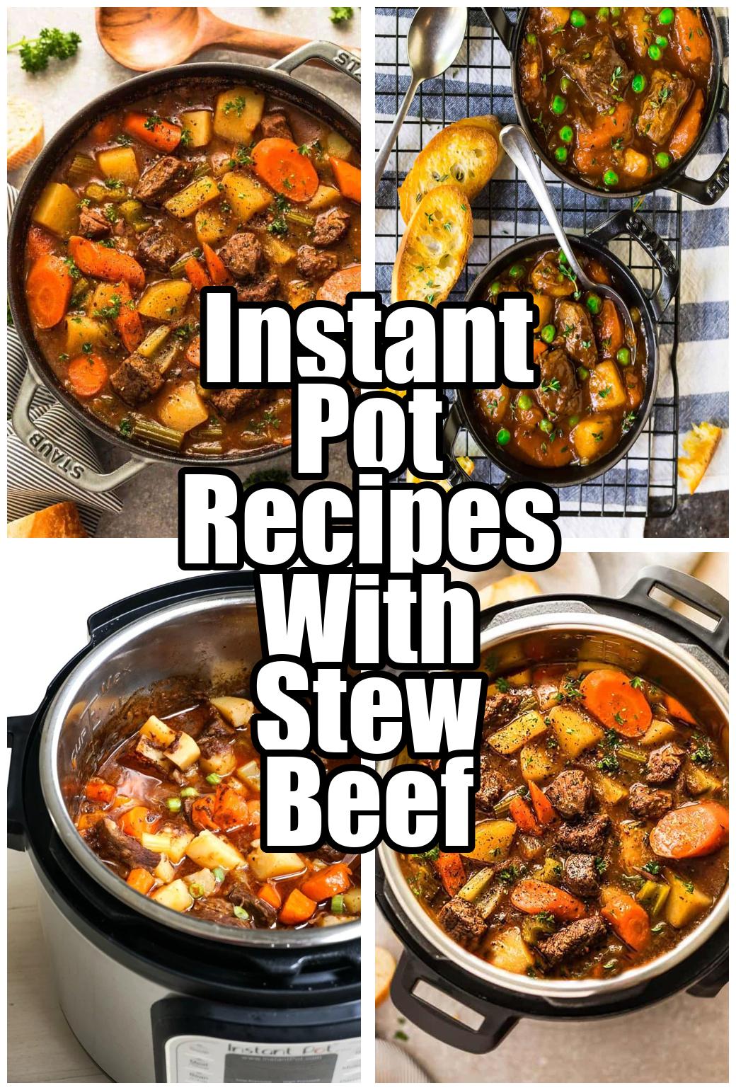 Instant Pot Recipes With Stew Beef