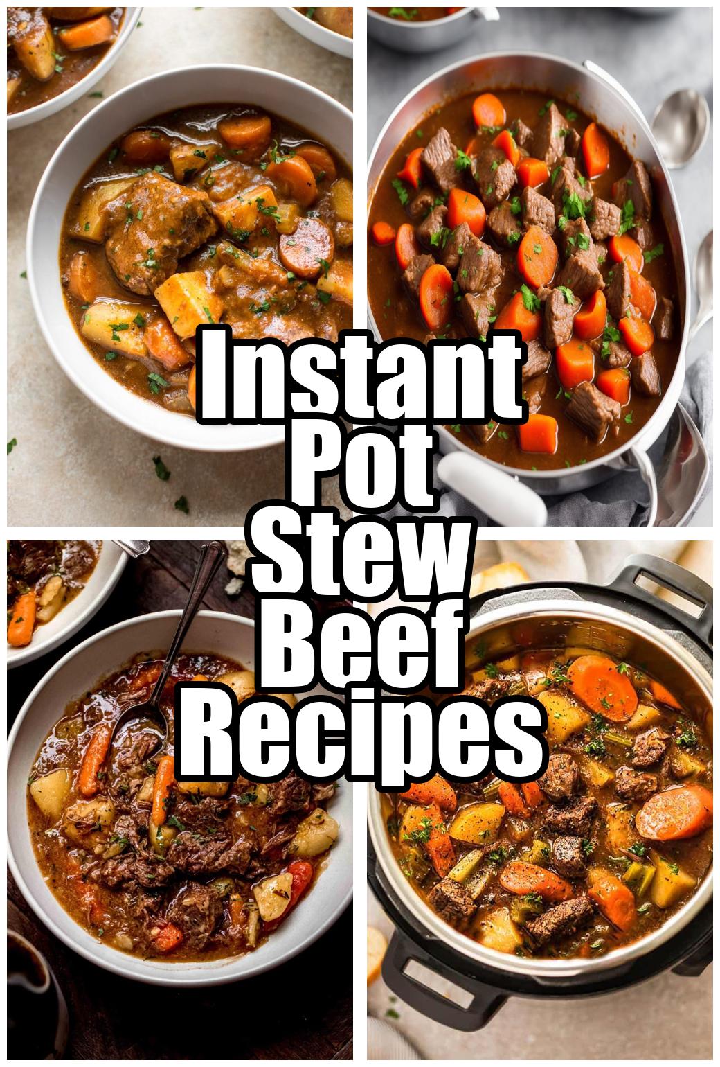 Instant Pot Stew Beef Recipes