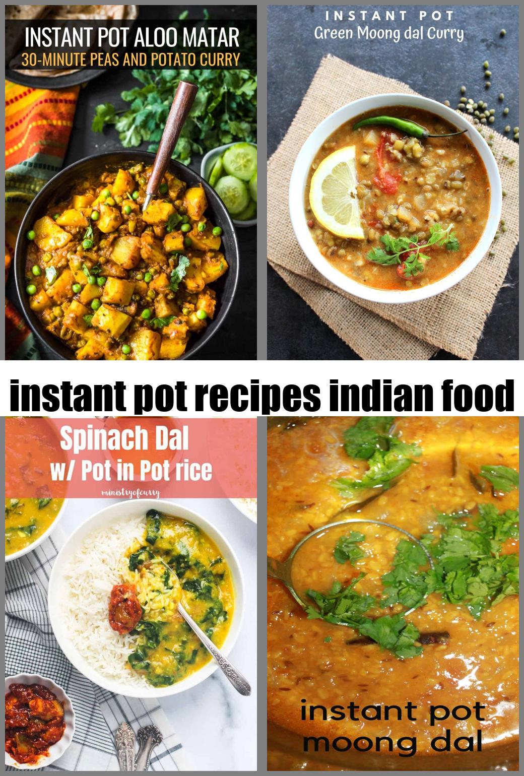 instant pot recipes indian food