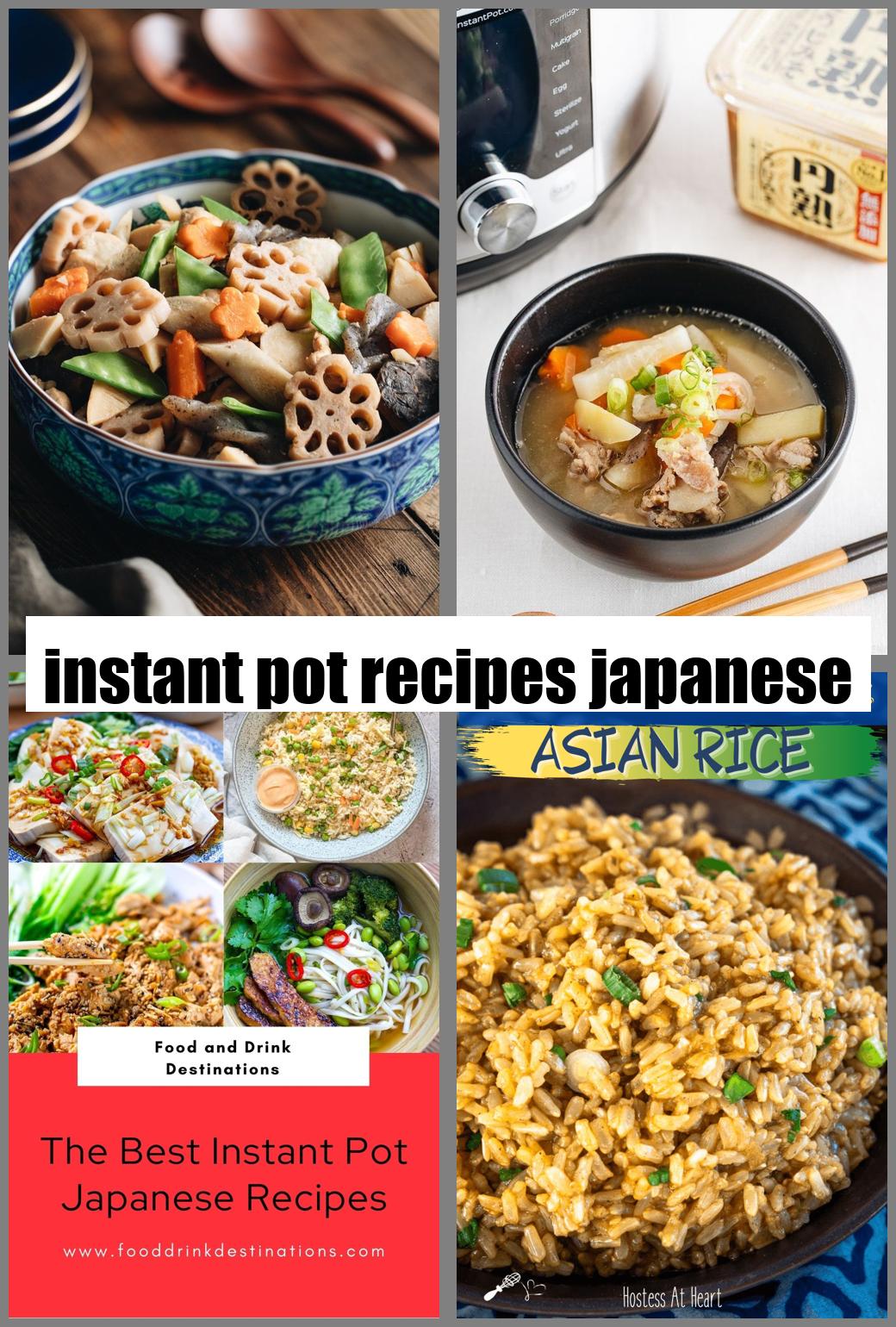 instant pot recipes japanese