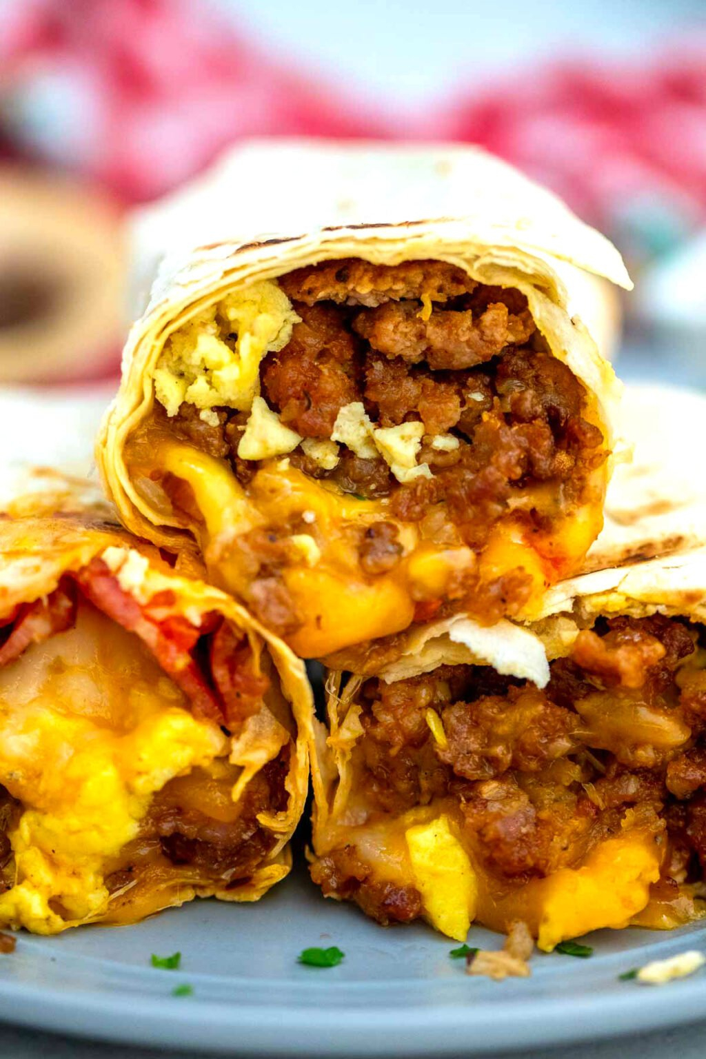 Breakfast Burritos With Sausage