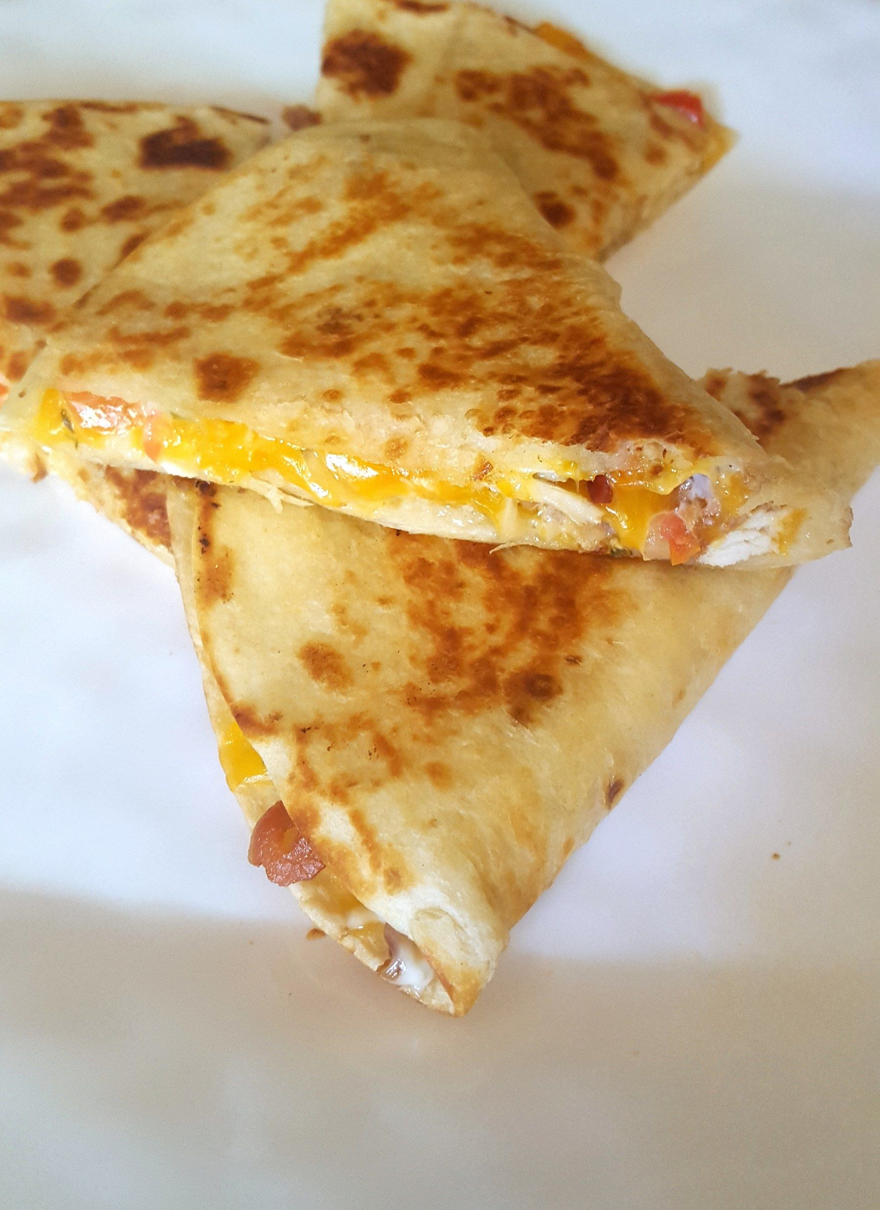 Chicken Bacon Ranch Quesadilla