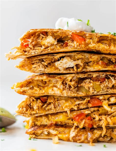 Pulled Chicken Quesadilla